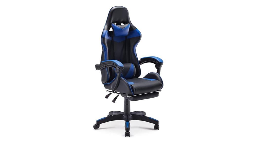 comfortable gaming chair with adjustable features