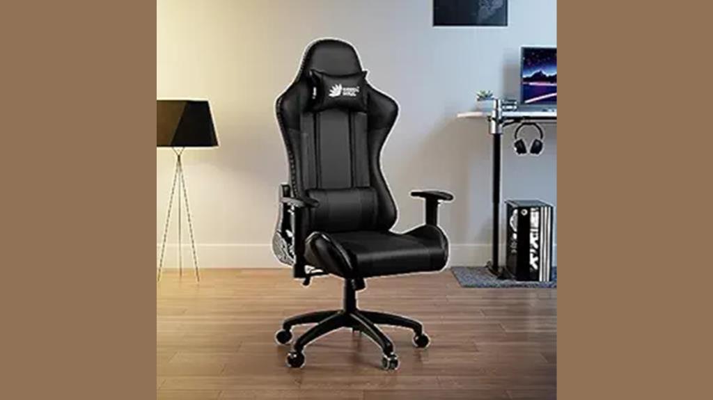 ergonomic gaming chair with adjustable features and premium materials