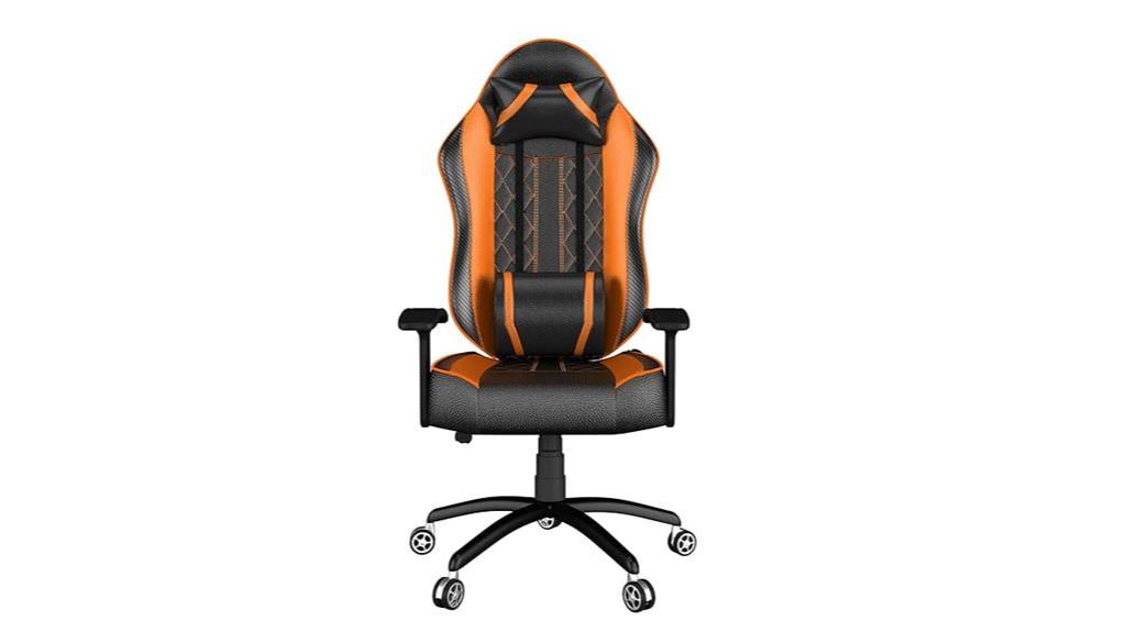 ergonomic gaming chair with lumbar support