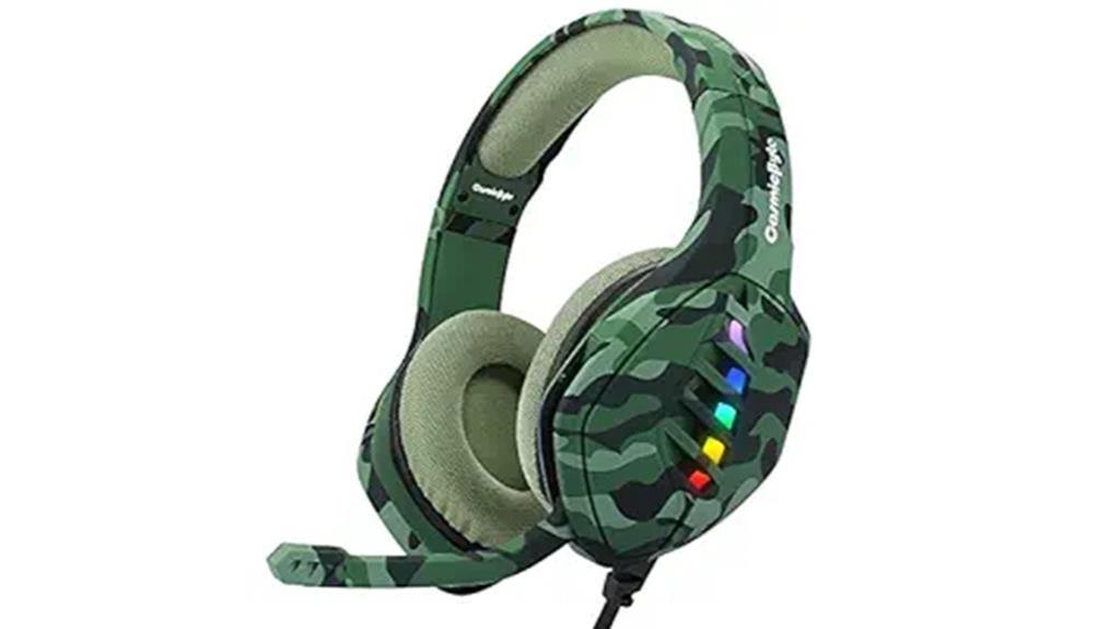 gaming headphones with led