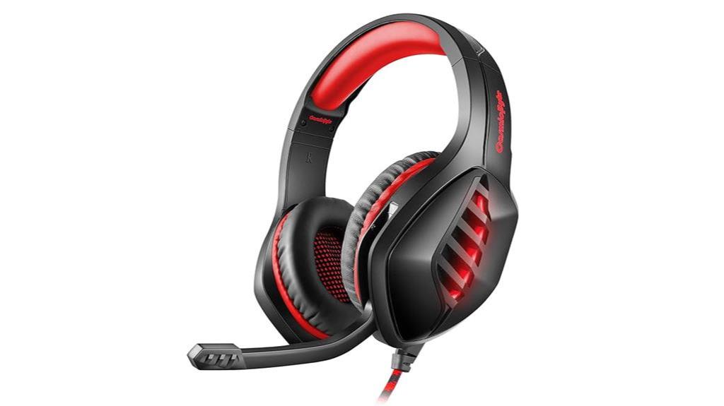 red gaming headphones available