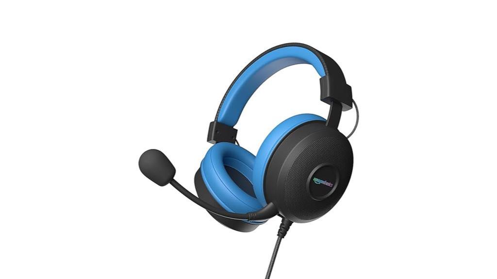 wired gaming headphones with mic