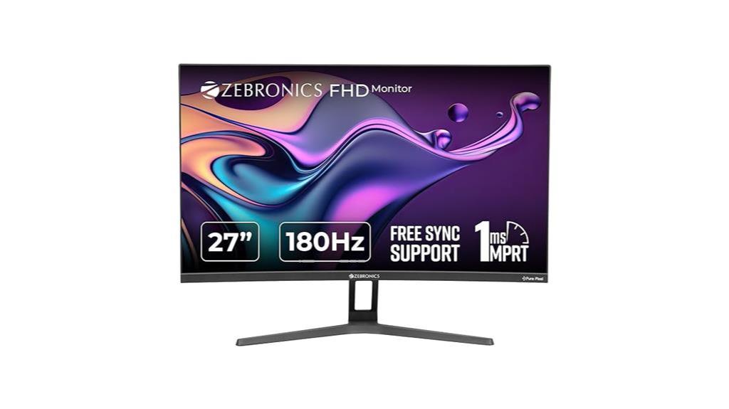 27 inch curved gaming monitor