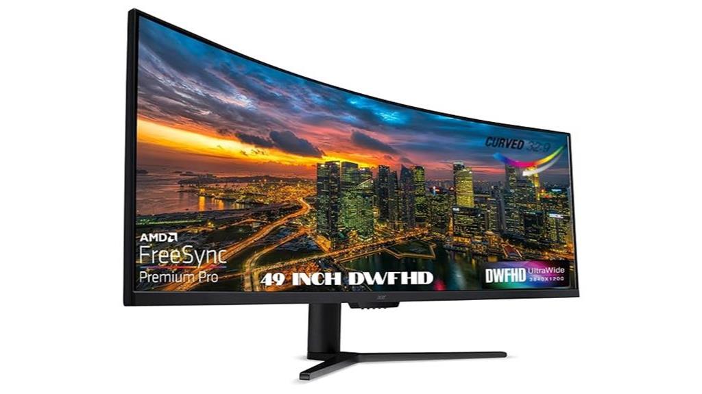 49 inch curved monitor