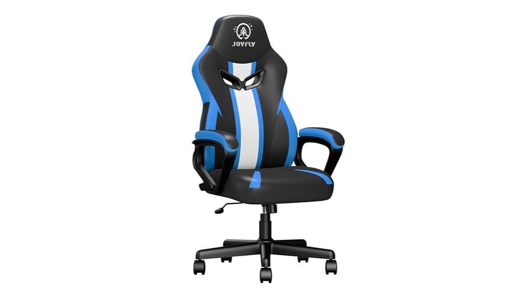 ergonomic gaming chair blue