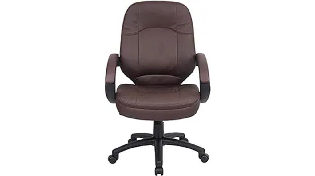 ergonomic office chair brown