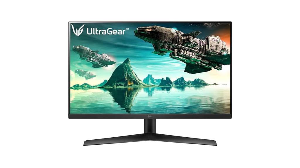 gaming monitor with 27 inch display