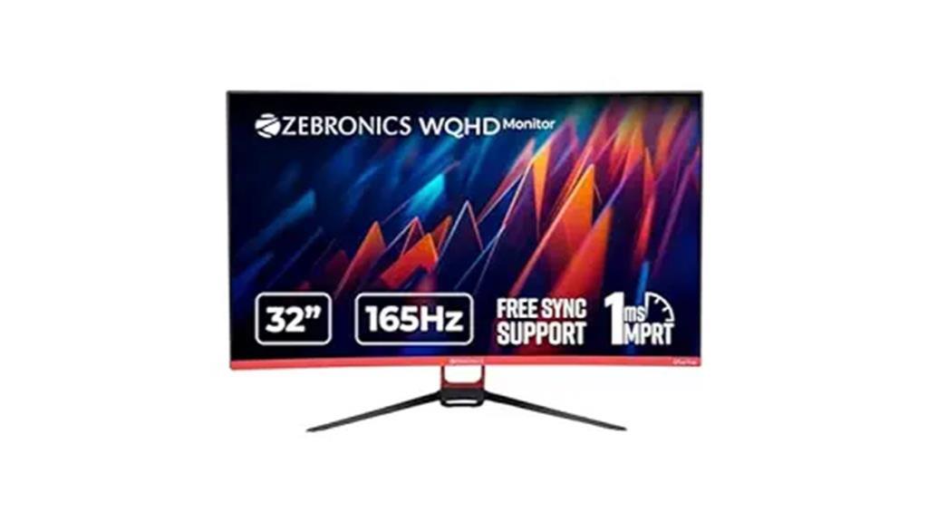 high resolution curved monitor