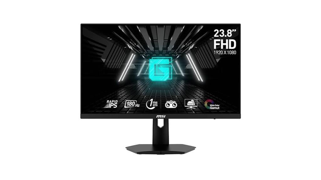 high speed gaming monitor features