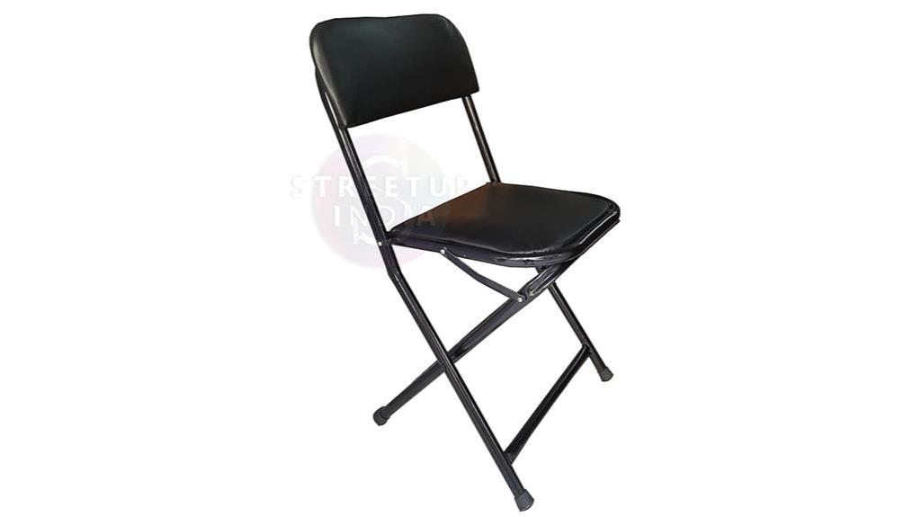 portable folding iron chair