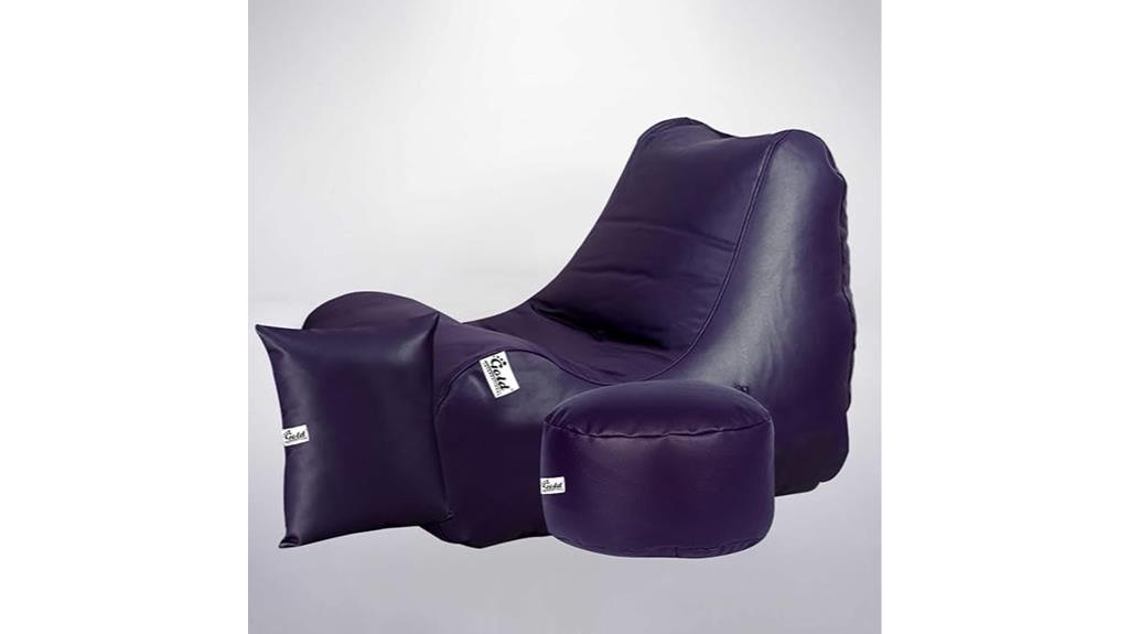 purple gaming chair comfort
