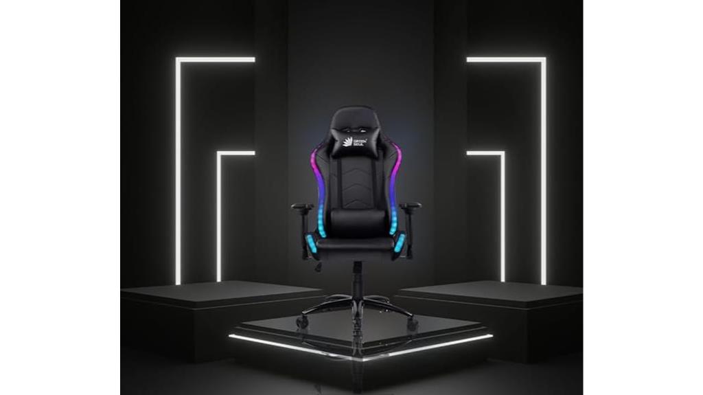 vibrant gaming chair design