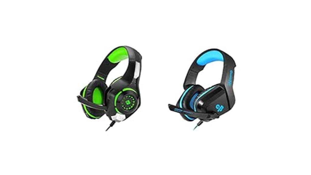 wired over ear headphones with mic